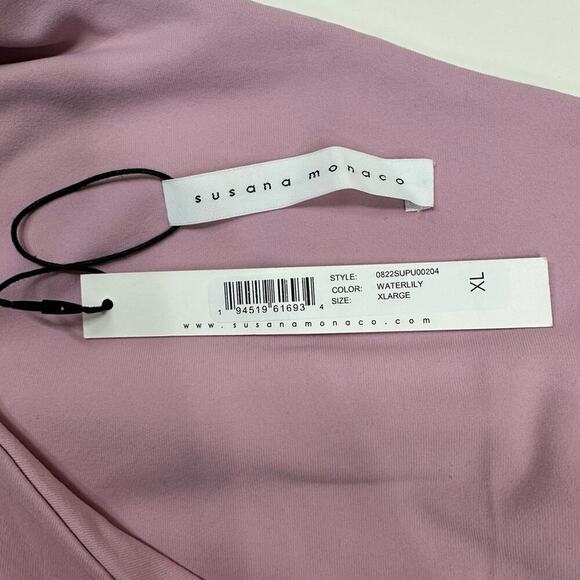 NWT | Susana Monaco | One Arm Cut Out Jumpsuit | Waterlily | XL - Picture 11 of 15